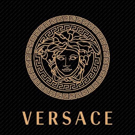 versace black and gold medusa logo|versace logo greek mythology.